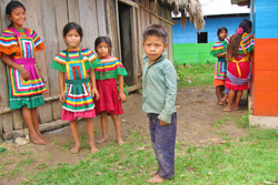 Children in Benito Juarez, Chiapas